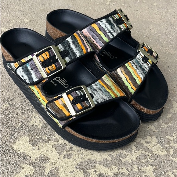 Papillio Shoes - New Papillio Birkenstock Black Footbed Sandals